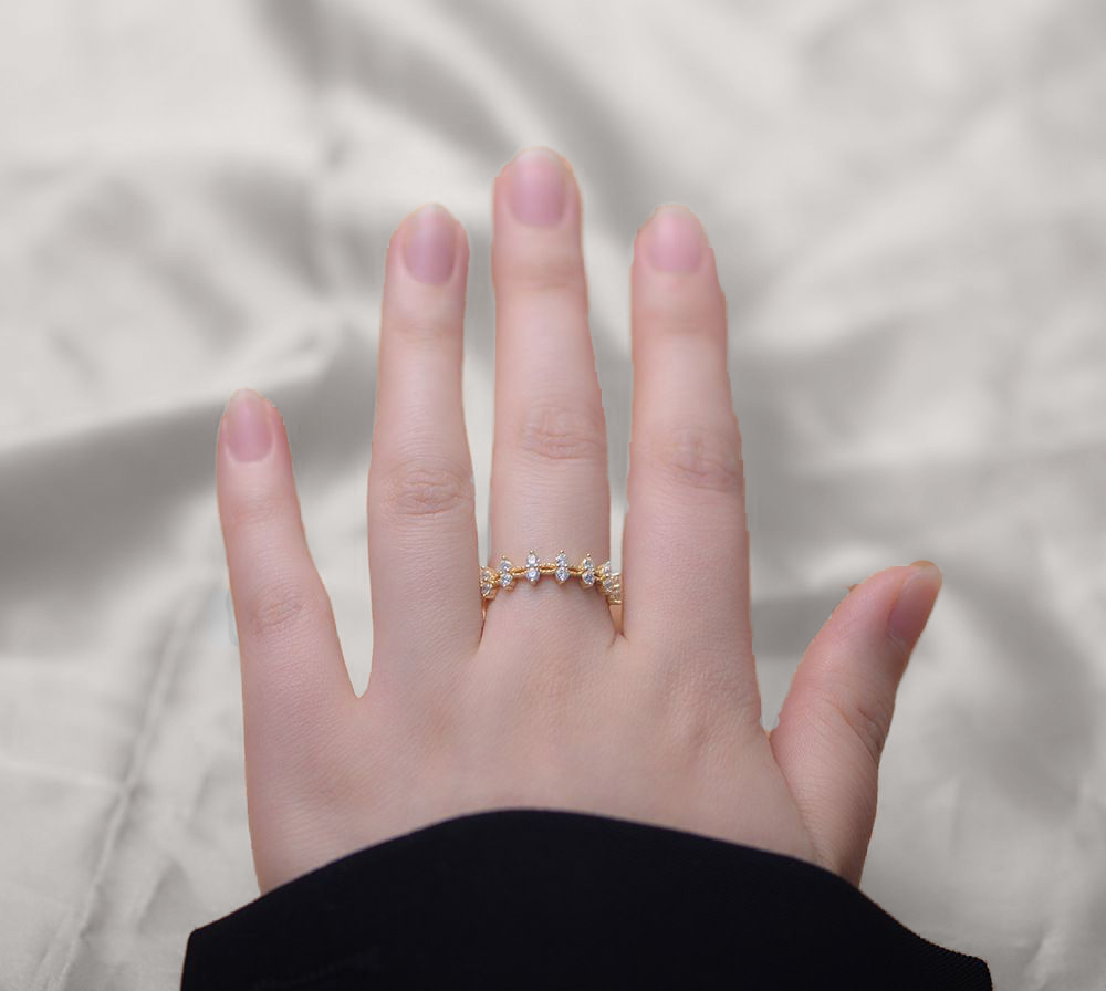 Fleur Leaf Ring