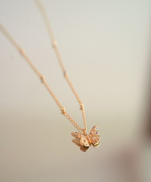 Aurora Butterfly Necklace