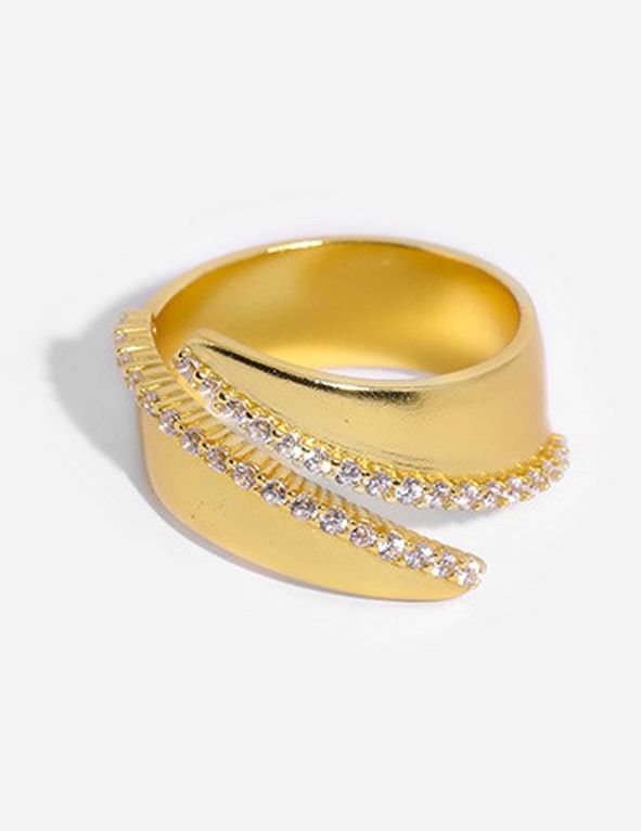 Vera Crossover Adjustable Ring
