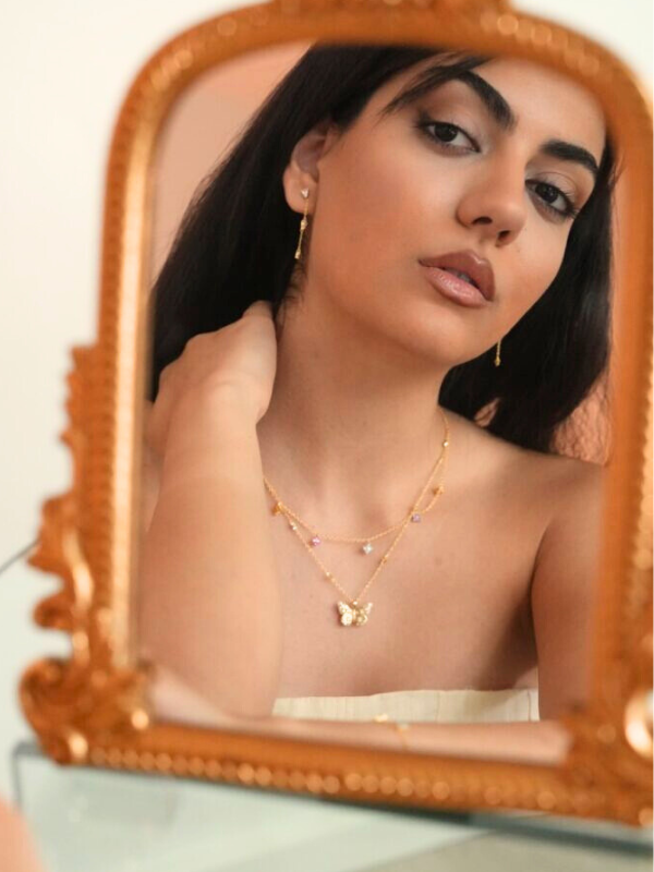 Aurora Butterfly Necklace